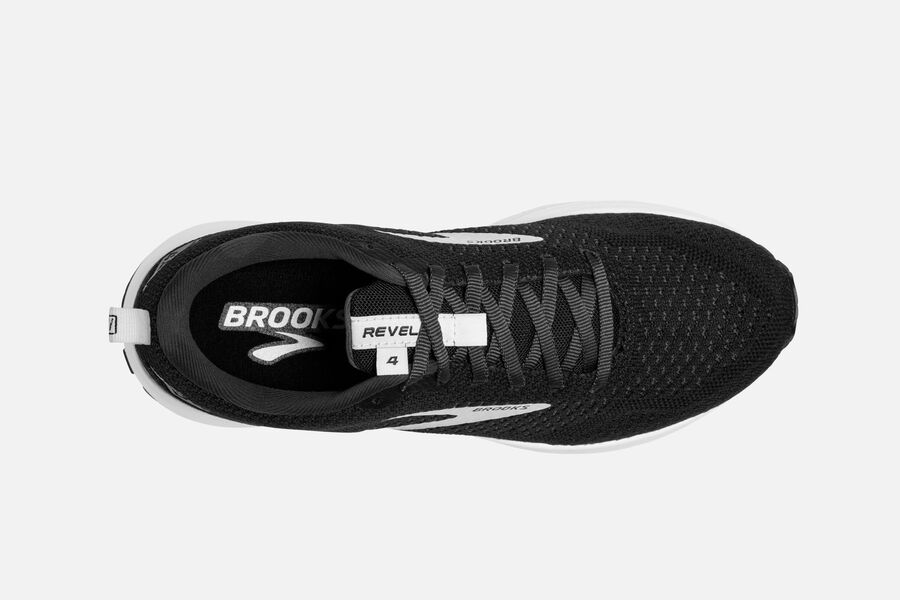 Brooks Revel 4 Road Loopschoenen Heren - Zwart/Zilver - 293864OAR